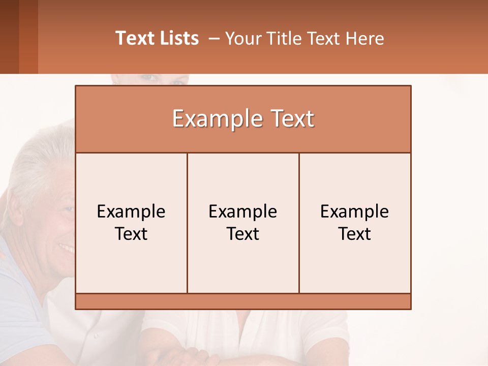 Occupation Exam Senior PowerPoint Template