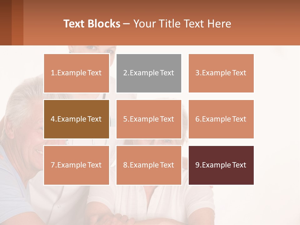 Occupation Exam Senior PowerPoint Template