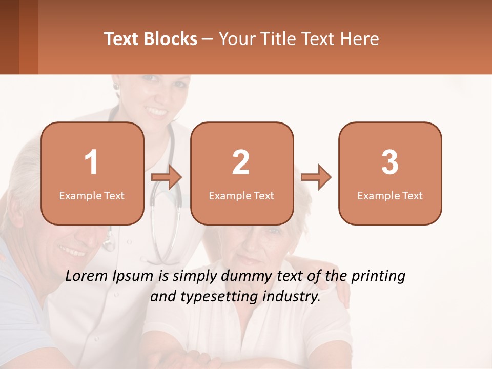 Occupation Exam Senior PowerPoint Template