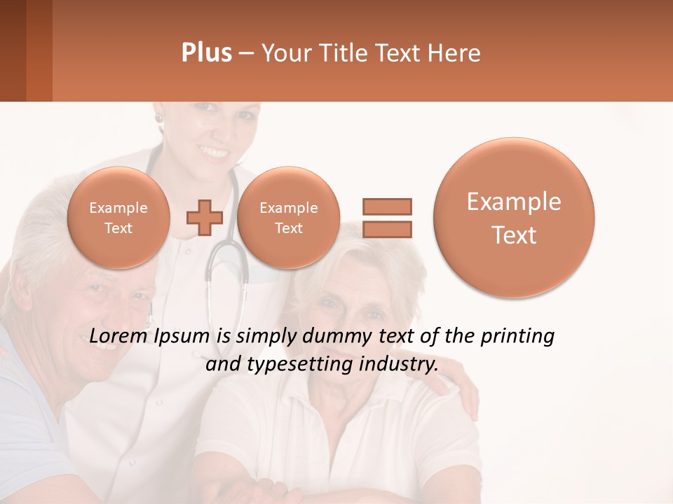 Occupation Exam Senior PowerPoint Template
