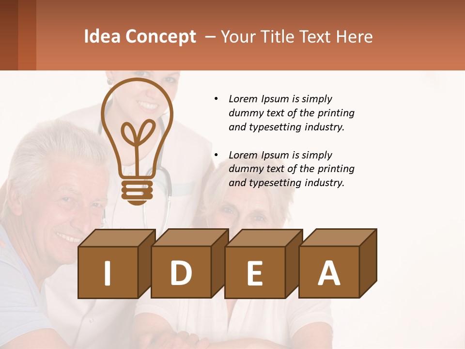 Occupation Exam Senior PowerPoint Template