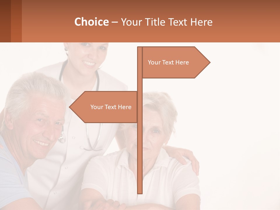Occupation Exam Senior PowerPoint Template