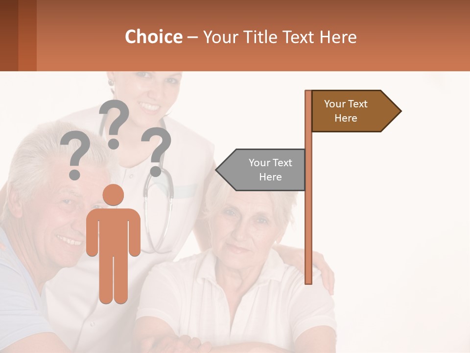 Occupation Exam Senior PowerPoint Template