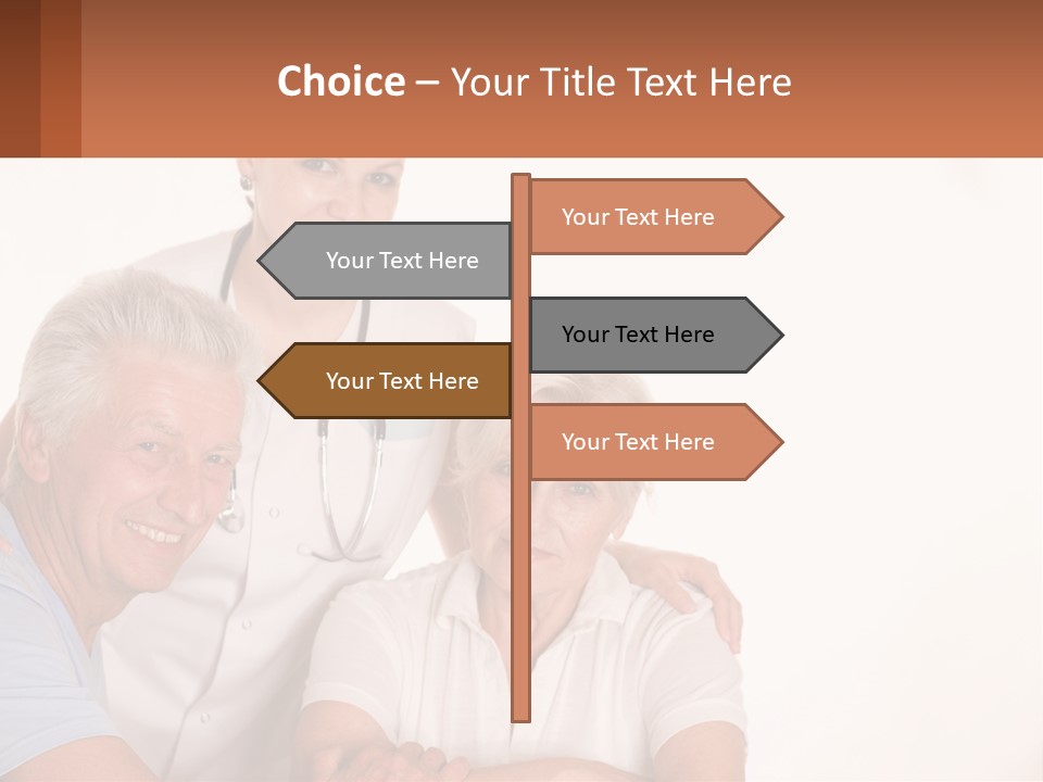 Occupation Exam Senior PowerPoint Template