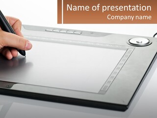 Device Sketch Electronic PowerPoint Template