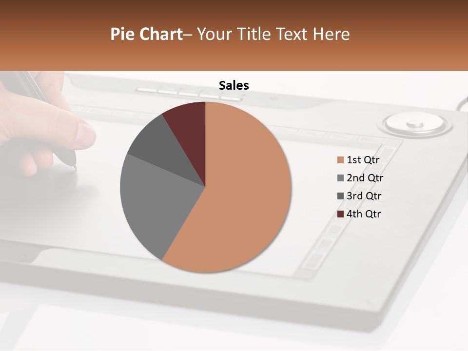 Device Sketch Electronic PowerPoint Template
