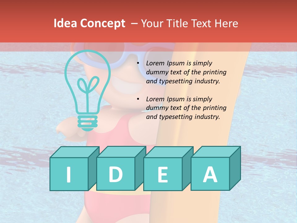 Ripples Start Nobody PowerPoint Template