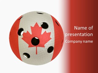 Canada Floor Game PowerPoint Template