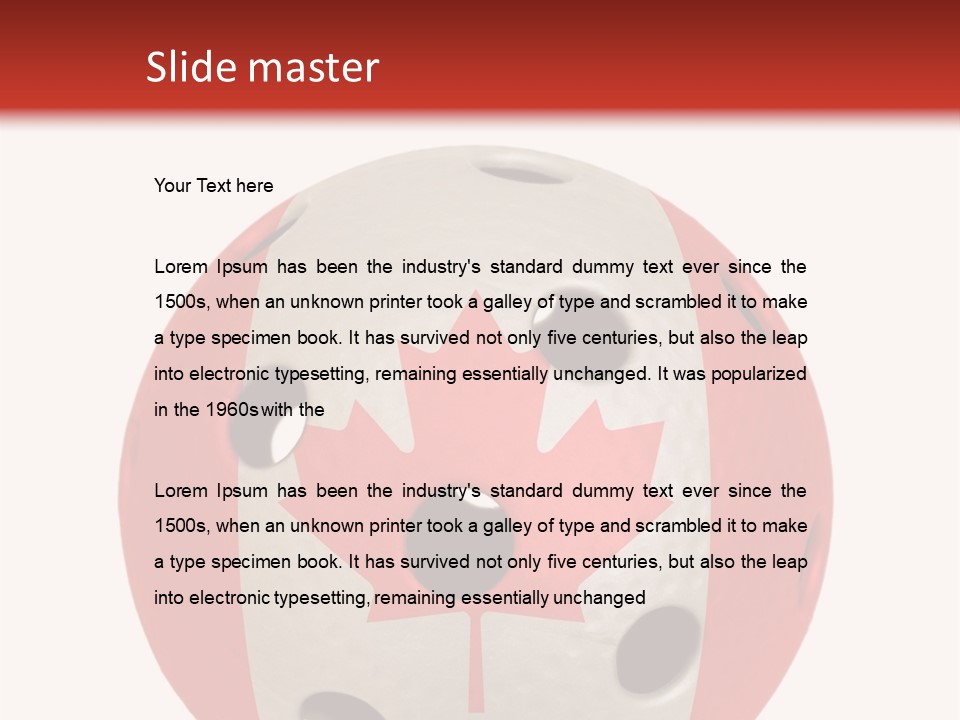 Canada Floor Game PowerPoint Template