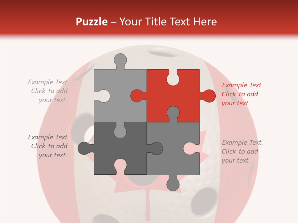 Canada Floor Game PowerPoint Template