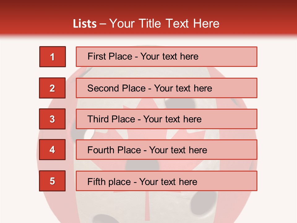 Canada Floor Game PowerPoint Template