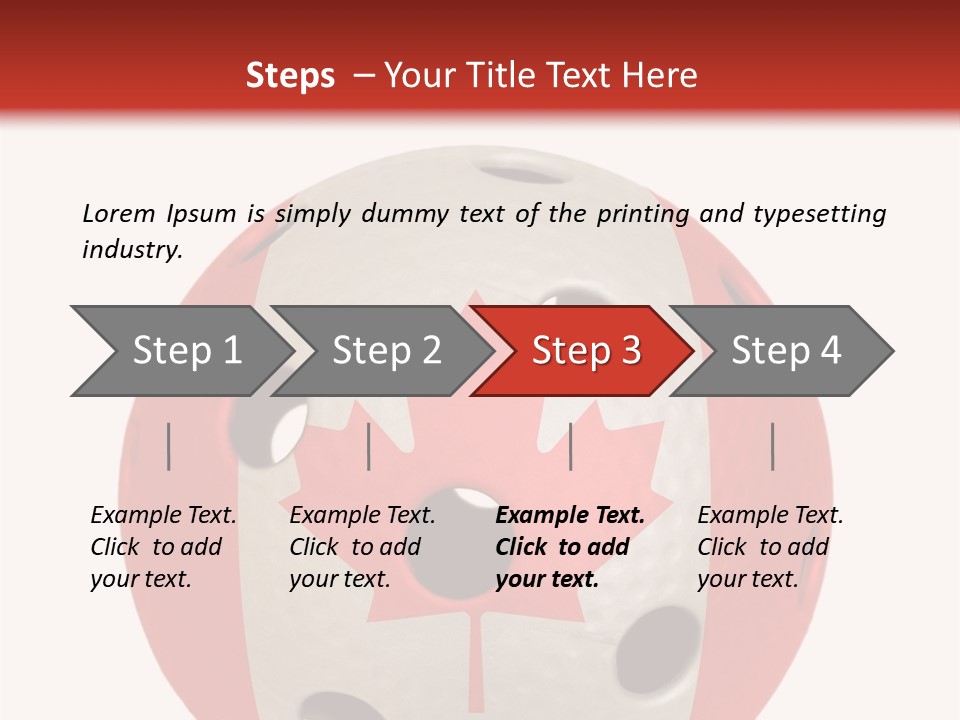 Canada Floor Game PowerPoint Template