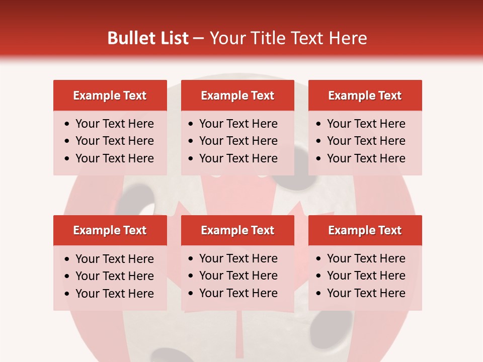 Canada Floor Game PowerPoint Template