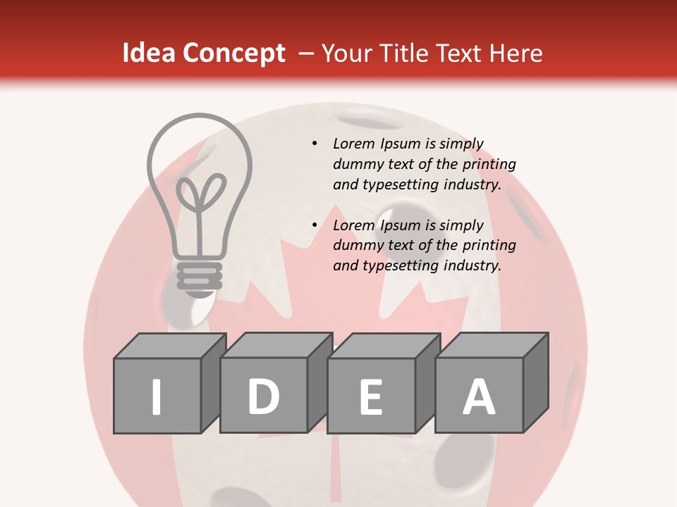 Canada Floor Game PowerPoint Template