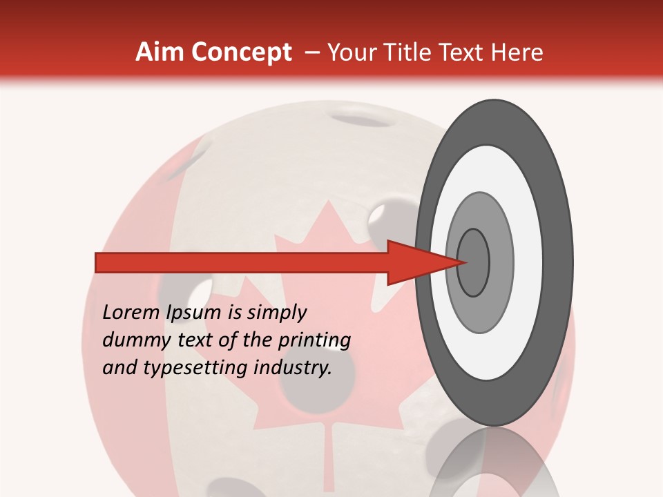 Canada Floor Game PowerPoint Template