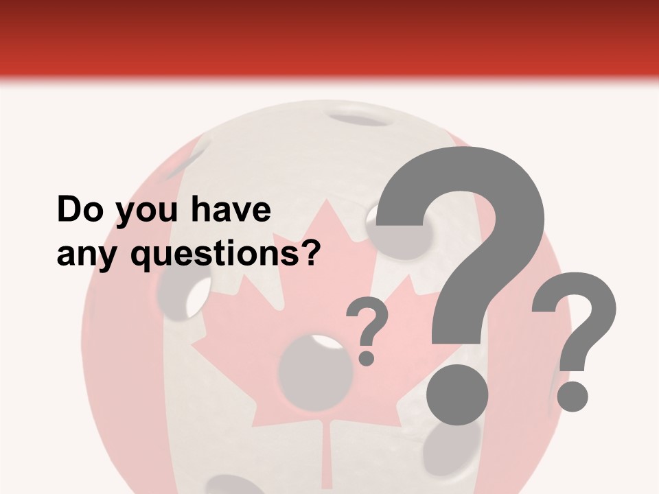 Canada Floor Game PowerPoint Template