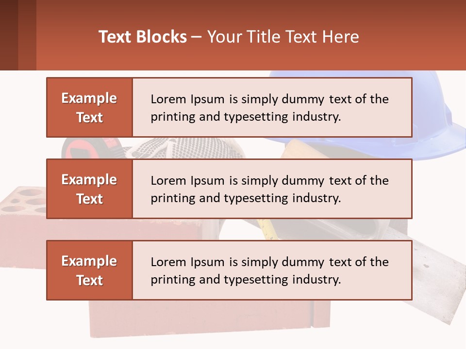 Helmet Stick Clipping PowerPoint Template