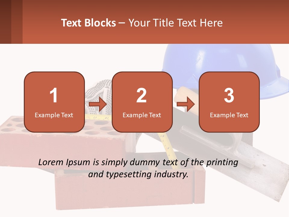 Helmet Stick Clipping PowerPoint Template
