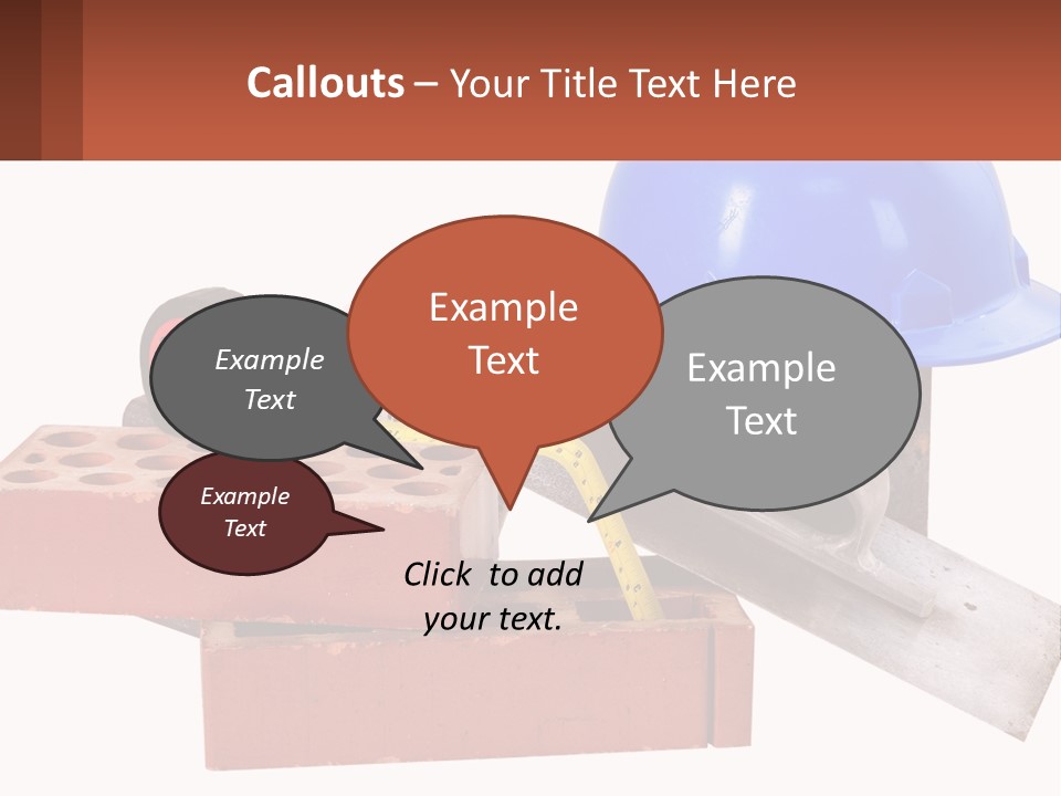 Helmet Stick Clipping PowerPoint Template