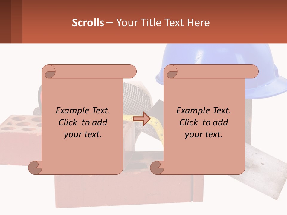 Helmet Stick Clipping PowerPoint Template