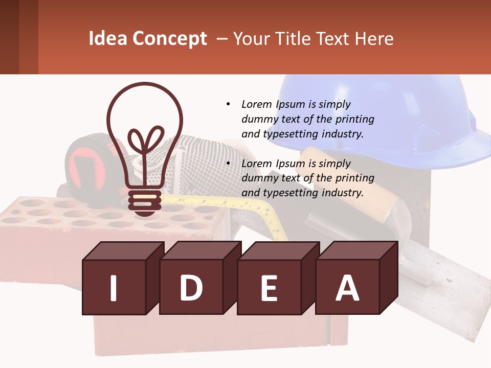 Helmet Stick Clipping PowerPoint Template