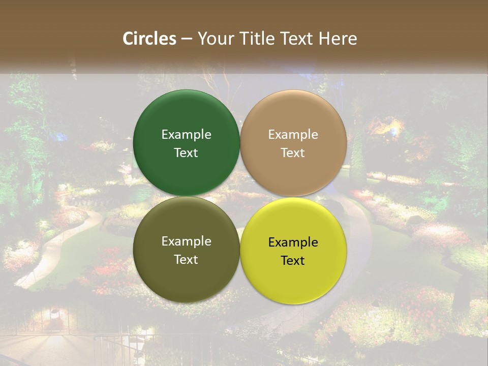 Decoration Scenery Scenic PowerPoint Template