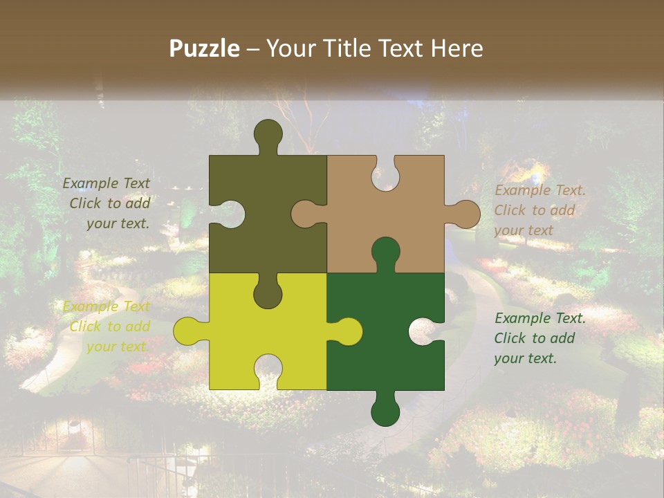 Decoration Scenery Scenic PowerPoint Template