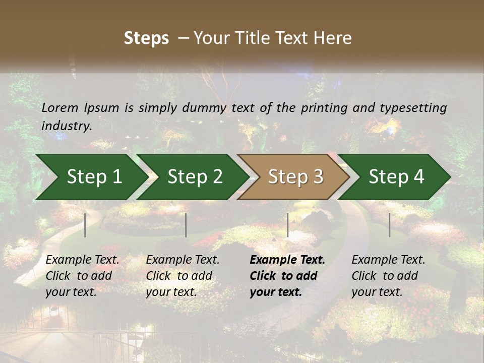 Decoration Scenery Scenic PowerPoint Template