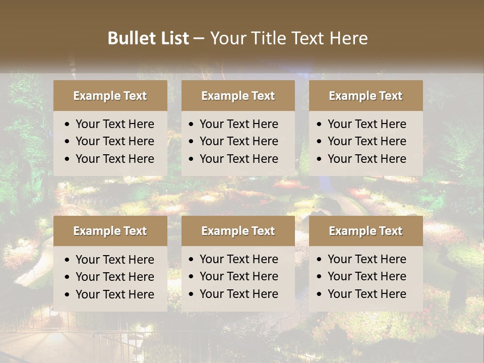 Decoration Scenery Scenic PowerPoint Template