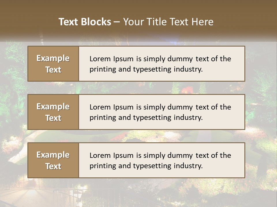 Decoration Scenery Scenic PowerPoint Template