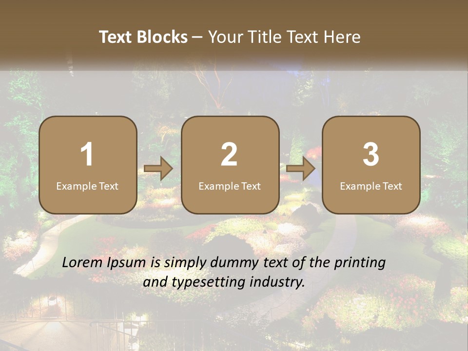 Decoration Scenery Scenic PowerPoint Template