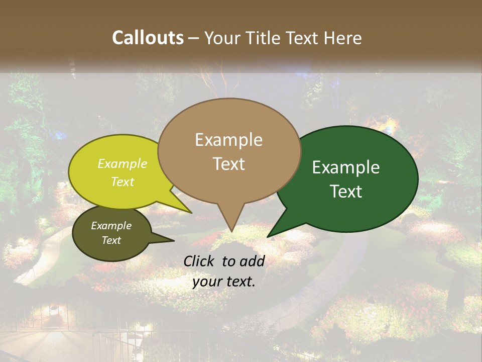 Decoration Scenery Scenic PowerPoint Template