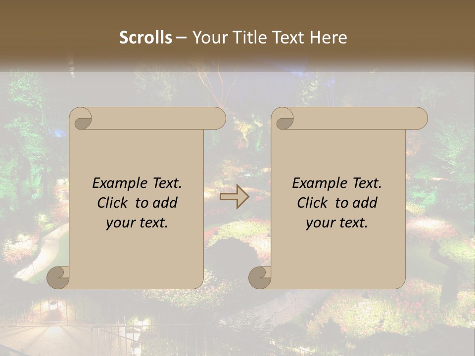 Decoration Scenery Scenic PowerPoint Template