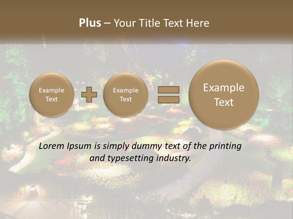 Decoration Scenery Scenic PowerPoint Template
