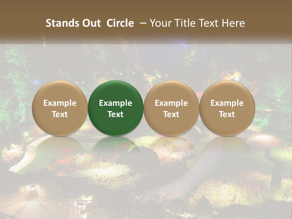 Decoration Scenery Scenic PowerPoint Template