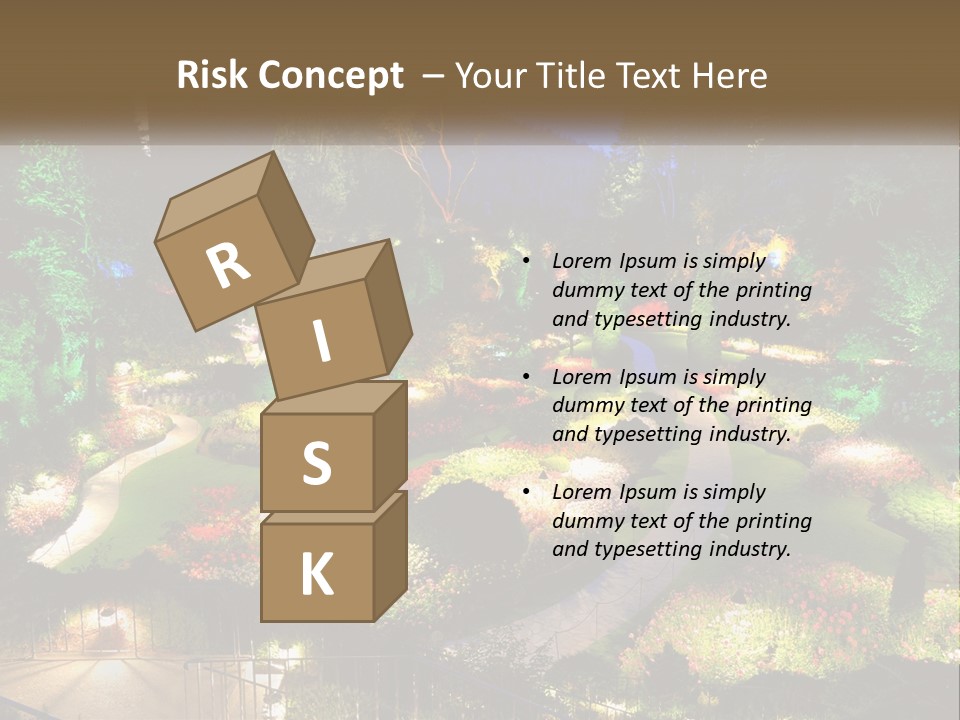 Decoration Scenery Scenic PowerPoint Template