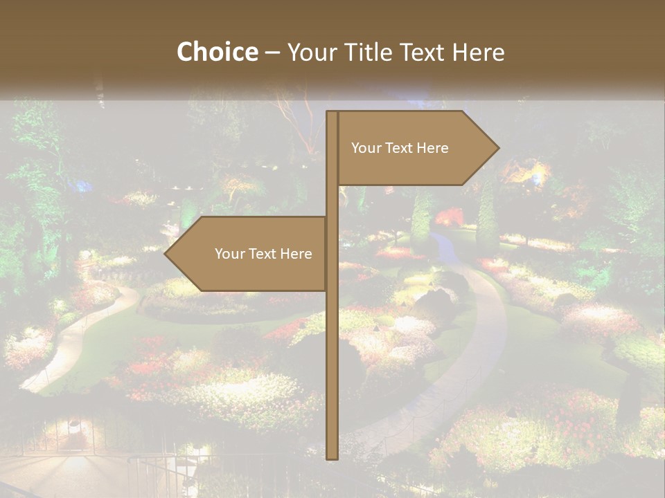 Decoration Scenery Scenic PowerPoint Template