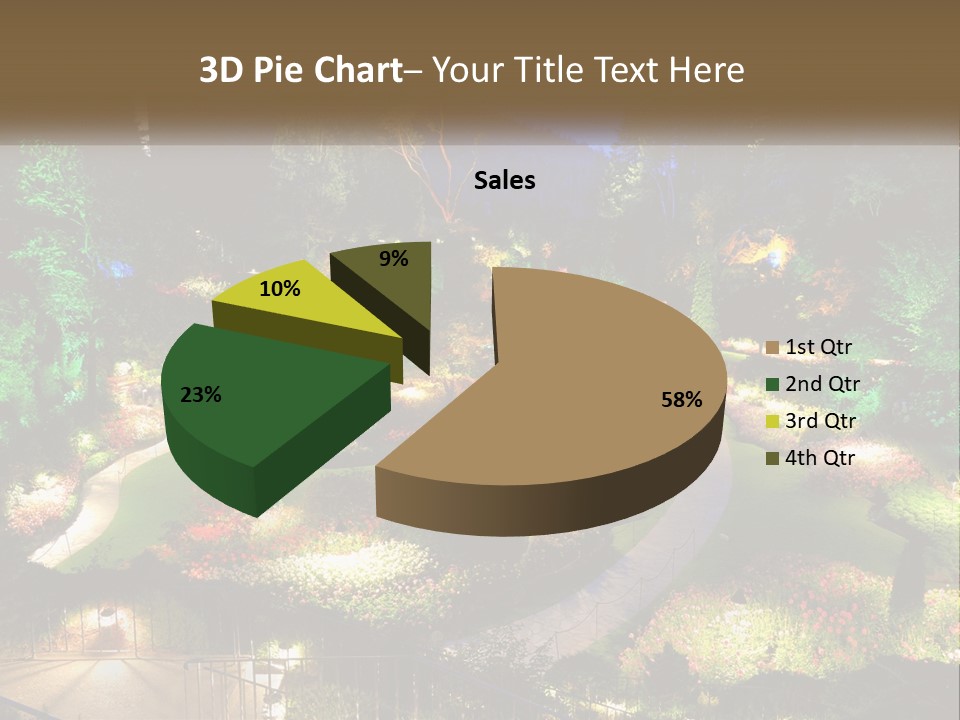 Decoration Scenery Scenic PowerPoint Template