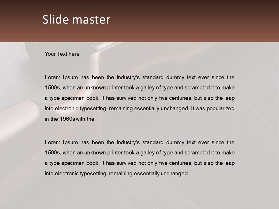 Hunt Armed Conflict PowerPoint Template