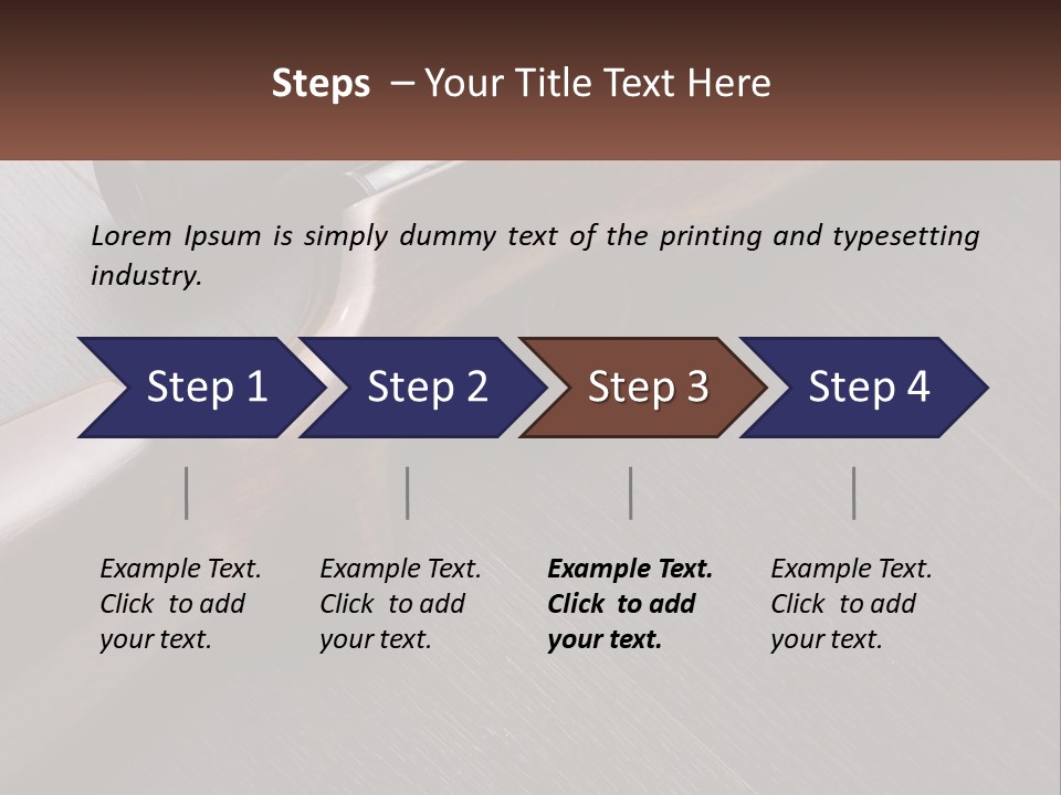 Hunt Armed Conflict PowerPoint Template