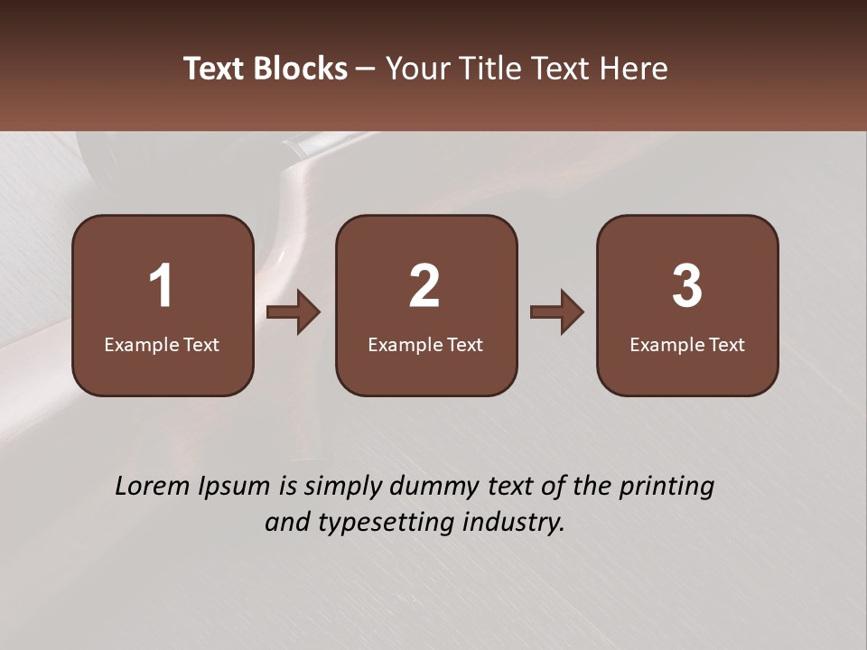 Hunt Armed Conflict PowerPoint Template