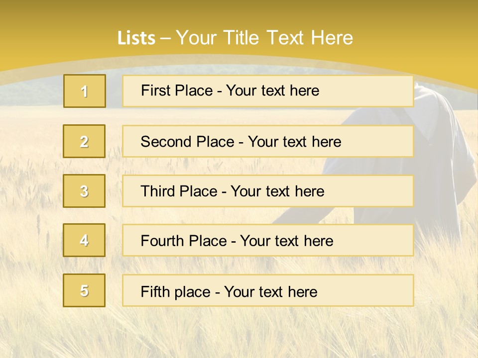 Farmland Grain Nature PowerPoint Template