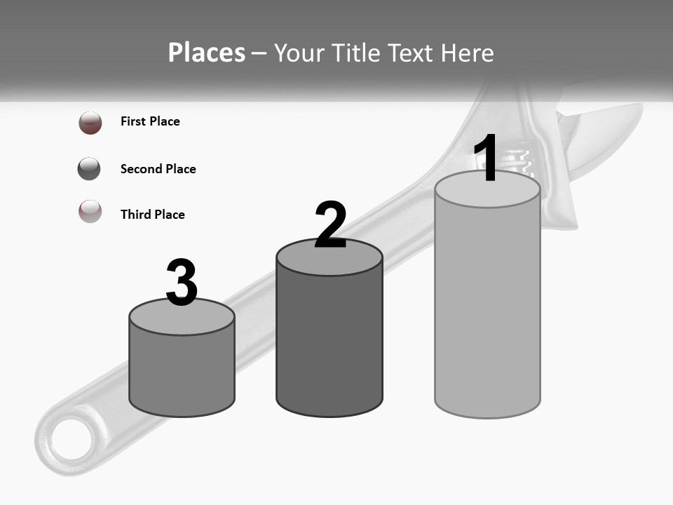 Equipment Steel White PowerPoint Template