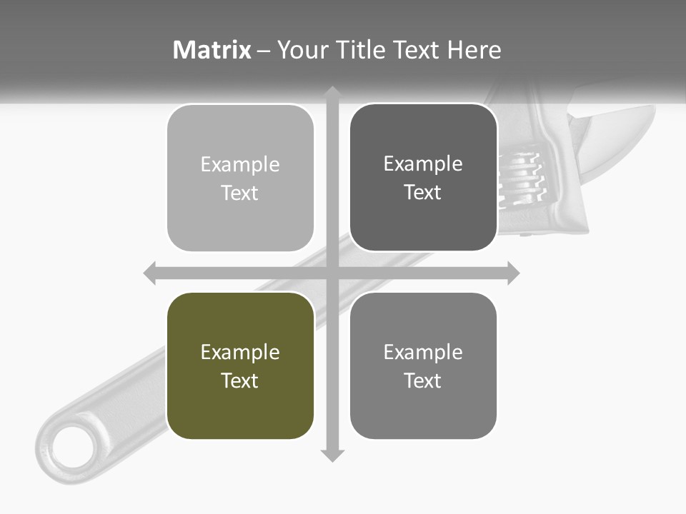 Equipment Steel White PowerPoint Template