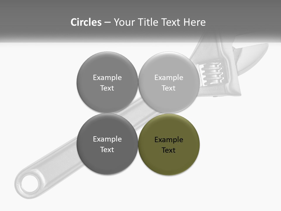 Equipment Steel White PowerPoint Template