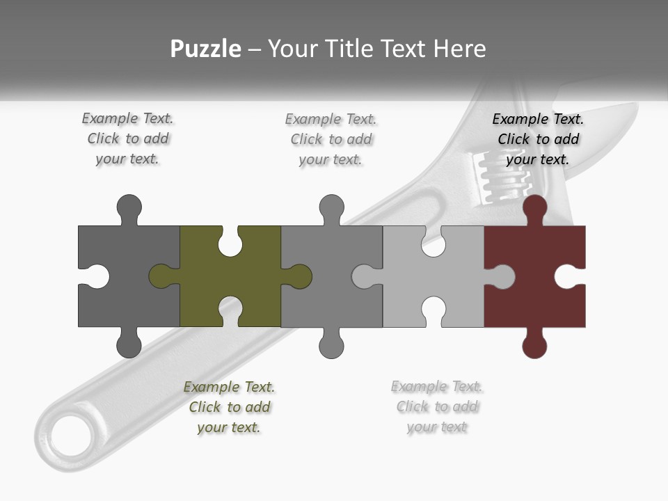 Equipment Steel White PowerPoint Template