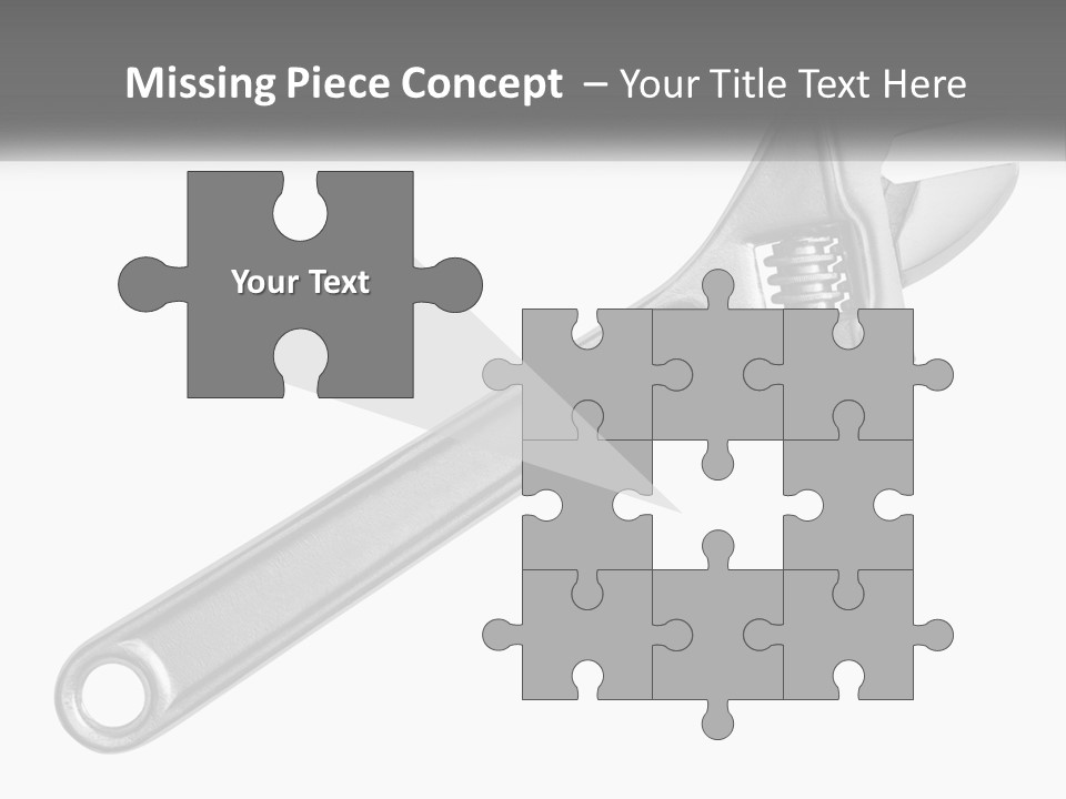 Equipment Steel White PowerPoint Template