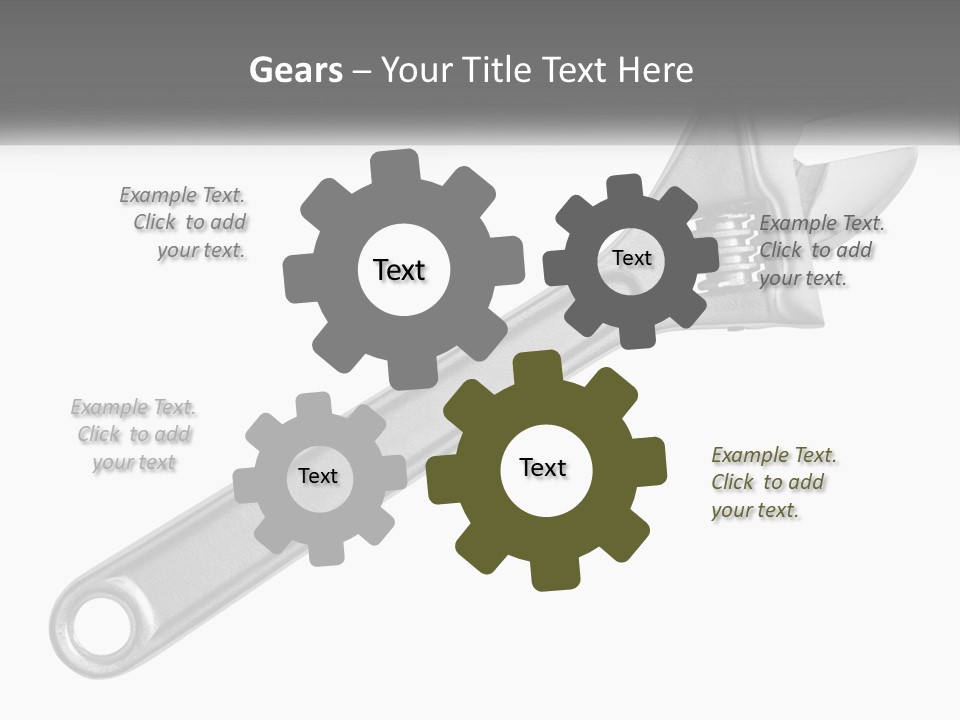 Equipment Steel White PowerPoint Template