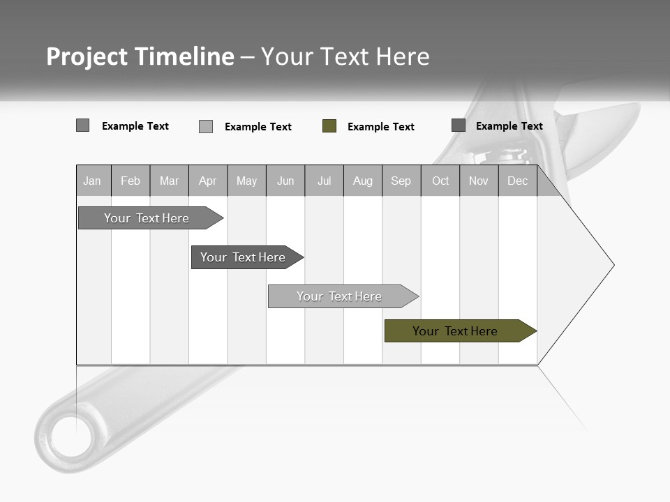 Equipment Steel White PowerPoint Template