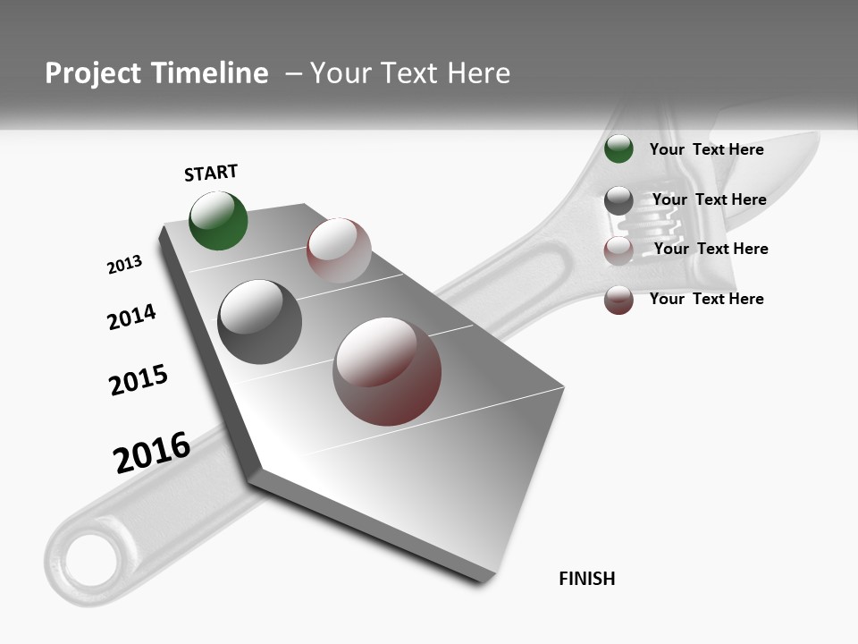 Equipment Steel White PowerPoint Template
